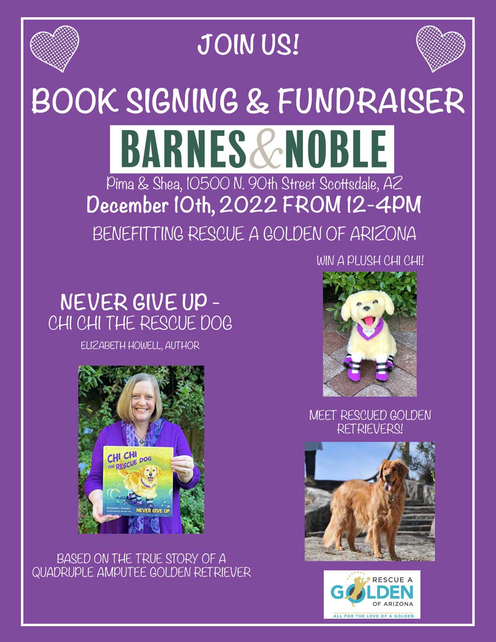 Book Signing Chi Chi Scottsdale Flyer 12 10 2022 1000