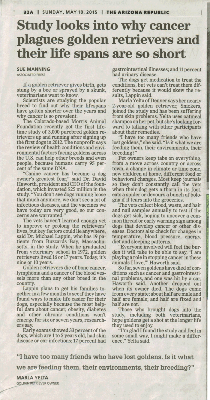 AZ Republic Pet Cancer