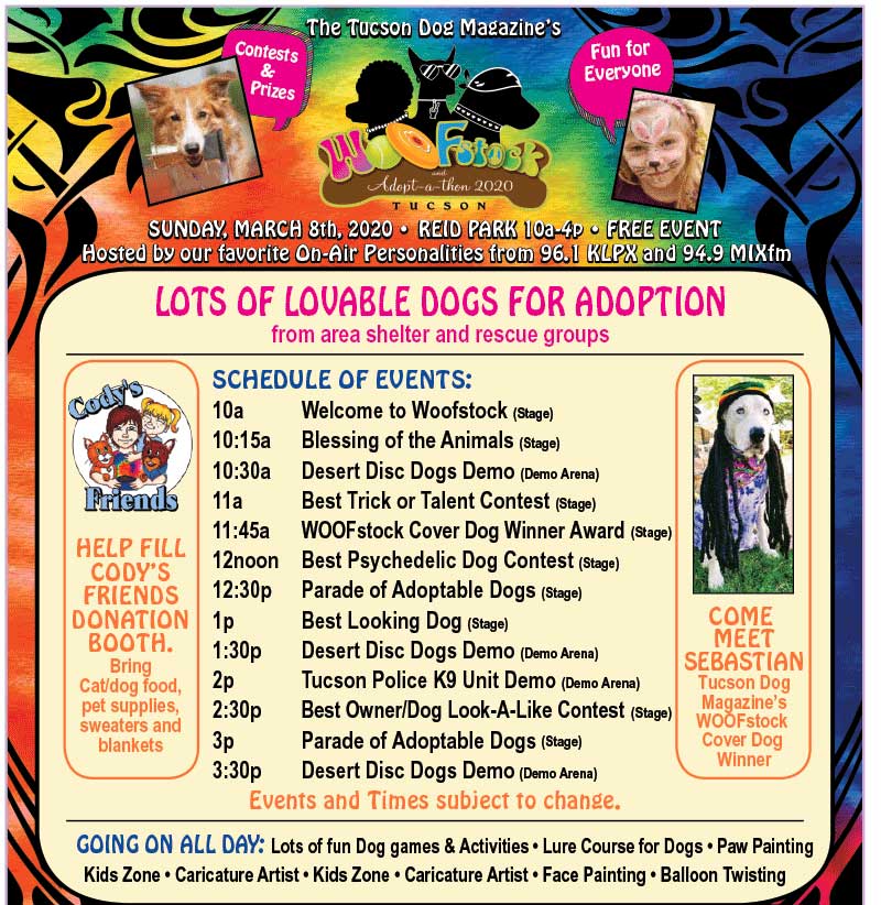 Tucson Dog Jan Feb 2020 woofstock